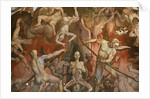 Detail of Hell from Last Judgment Fresco Cycle by Frederico Zuccaro and Giorgio Vasari