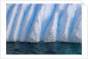 Floating Iceberg With Ridges by Anonymous