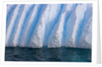Floating Iceberg With Ridges by Anonymous