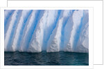 Floating Iceberg With Ridges by Anonymous