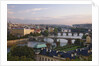 Bridges Crossing the Vltava by Anonymous