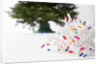 Christmas Lights in Front of Tree by Anonymous