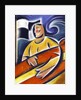 Man Carrying Surfboard by Anonymous