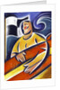 Man Carrying Surfboard by Anonymous