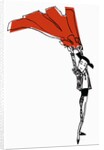 Toreador with Red Cape by Anonymous