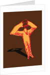 Figure removing an angry mask by Anonymous