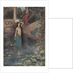 She Rushed Out of the Palace and Came to the Upper World by Warwick Goble