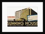 Sunning House Hong Kong Luggage Label by Anonymous
