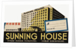 Sunning House Hong Kong Luggage Label by Anonymous