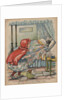 Red Riding Hood Goes Into Her Granny's Cottage Book Illustration by Anonymous
