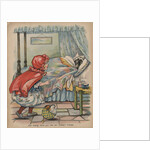 Red Riding Hood Goes Into Her Granny's Cottage Book Illustration by Anonymous