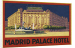 Madrid Palace Hotel Luggage Label by Anonymous