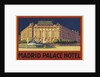 Madrid Palace Hotel Luggage Label by Anonymous