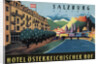Hotel Osterreichischer Salzburg Luggage Label by Anonymous