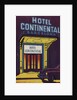 Hotel Continental Barcelona Luggage Label by Anonymous