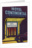 Hotel Continental Barcelona Luggage Label by Anonymous