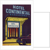 Hotel Continental Barcelona Luggage Label by Anonymous