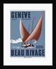 Beau Rivage Hotel Geneve Luggage Label by Anonymous