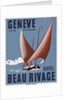 Beau Rivage Hotel Geneve Luggage Label by Anonymous