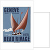 Beau Rivage Hotel Geneve Luggage Label by Anonymous