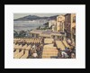 Illustration of Macaroni Drying in Italy by Norman Howard