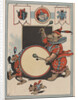 Illustration of a Circus Bear Playing a Drum by Constance White