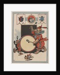 Illustration of a Circus Bear Playing a Drum by Constance White