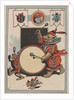 Illustration of a Circus Bear Playing a Drum by Constance White