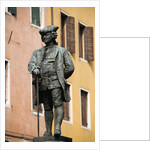Bronze Statue of Carlo Goldoni in Square by Anonymous