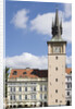 Cafe and Clock Tower by Anonymous