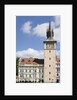 Cafe and Clock Tower by Anonymous