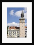 Cafe and Clock Tower by Anonymous