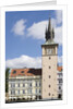Cafe and Clock Tower by Anonymous