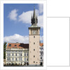 Cafe and Clock Tower by Anonymous