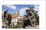 Statues in The Vrtba Gardens by Anonymous