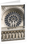 Saints on the Facade of Notre Dame Cathedral by Anonymous