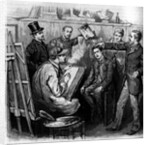 Illustration of a Demonstration of Phrenology by Anonymous