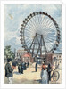 Illustration of a Ferris Wheel at the 1900 Paris Exposition by Anonymous