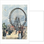 Illustration of a Ferris Wheel at the 1900 Paris Exposition by Anonymous