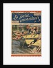 Illustration of Swimmers Diving into the Seine River by Anonymous