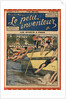 Illustration of Swimmers Diving into the Seine River by Anonymous