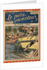 Illustration of Swimmers Diving into the Seine River by Anonymous
