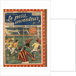 Illustration of Boys Playing Cage Ball by Anonymous