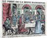 Illustration of Queen Radegonde Being Served Pear Brandy by Anonymous