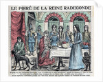 Illustration of Queen Radegonde Being Served Pear Brandy by Anonymous