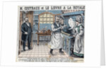 Illustration of Aristide Couteaux Cooking Lievre a la Royale by Anonymous