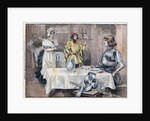 Illustration of Joan of Arc Being Served Filet of Stag by Anonymous