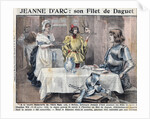 Illustration of Joan of Arc Being Served Filet of Stag by Anonymous