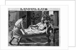 Illustration of Lucius Licinius Lucullus Ordering a Lavish Meal by Anonymous