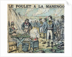 Illustration of French Soldiers Cooking Marengo Chicken by Anonymous